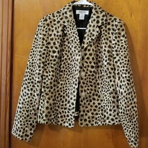JUDITH Hart  animal Print jacket